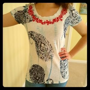 Lucky Brand Paisley shirt